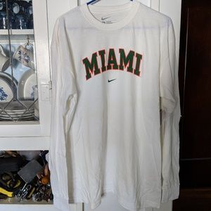 University of Miami Long Sleeve T Shirt